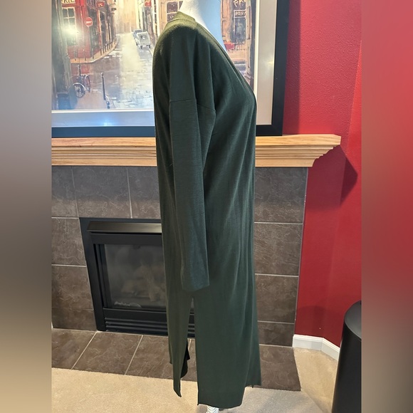 NWT Loft olive green duster Cardigan - Picture 2 of 8
